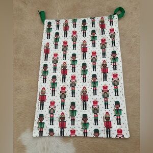 Nutcracker Patterned Drawstring Bag 27x20